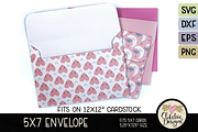 5x7 SVG Envelope Cutting File, a Stationery Template by Clikchic Designs (Thumbnail 1 of 3)