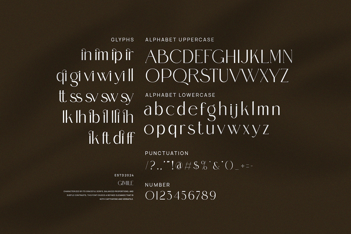 Gimile Modern Sans Serif Font, a Sans Serif Font by Perfectype (Photo 8 of 8)