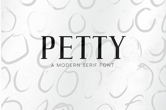 Petty - A Modern Serif Font preview 6