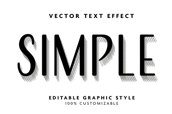 Minimal Shadow Text Effect preview 2