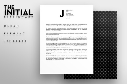 The Initial - Letterhead Template