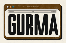Gurma - Condensed Retro Sans
