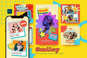 Smiley - Instagram Stories and Post, a Social Media Template by MYDesign (Thumbnail 1 of 5)