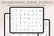 Journal/Planner elements-Vector Icon, an Icon by aivos (Thumbnail 1 of 7)