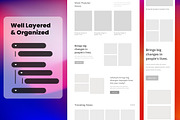 Online Magazine Wireframe Website, a Wireframe Template by INSPR STD (Thumbnail 2 of 4)
