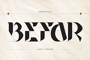 Befar Luxury - Branding Logo Font, a Serif Font by Nirmana Visual (Thumbnail 1 of 10)