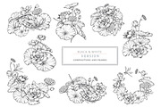 Lotus Blossom Vector Collection, a Pattern Graphic by Molly art (Thumbnail 15 of 16)