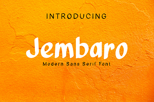 Jembaro Sans Serif Font