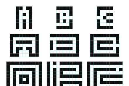 AI Font Grid Bundle [iv]
