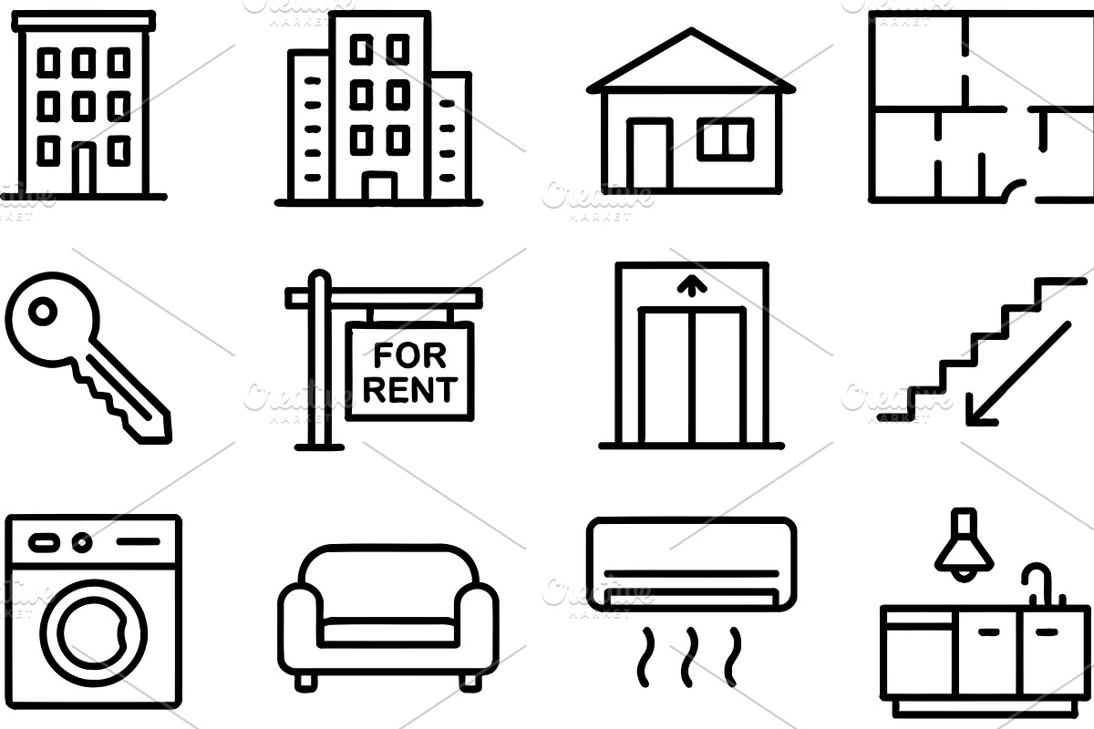 Vector illustration of real estate, an Object Illustration by ZinetroN