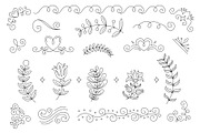 Hand drawn elegant dividers, an Object Graphic by Tiger and Flower (Thumbnail 10 of 16)