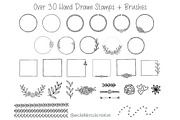 DOODLE BUNDLE - Procreate Stamps, a Brush Add-On by Michelle Kirsch Creative (Thumbnail 25 of 32)