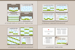 PLR Printable Templates Planners