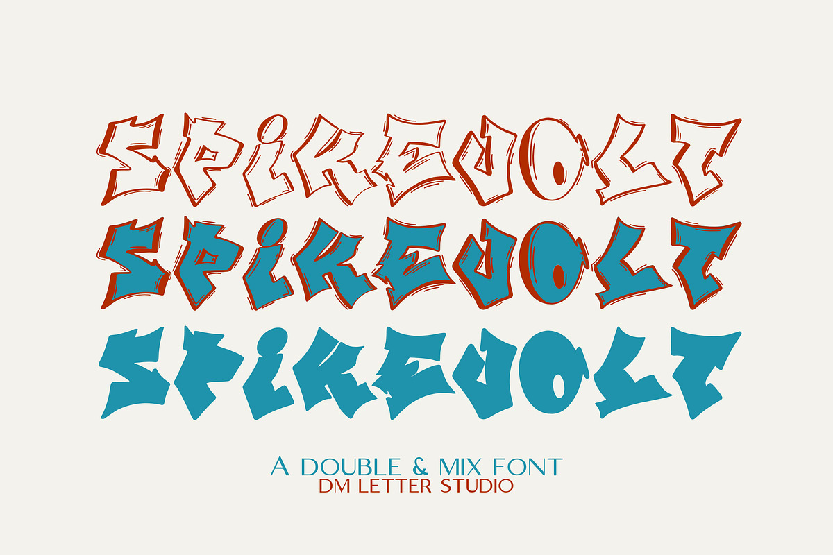 Spikevolt, a Handwritten Font by Dm Studio (Photo 1 of 9)