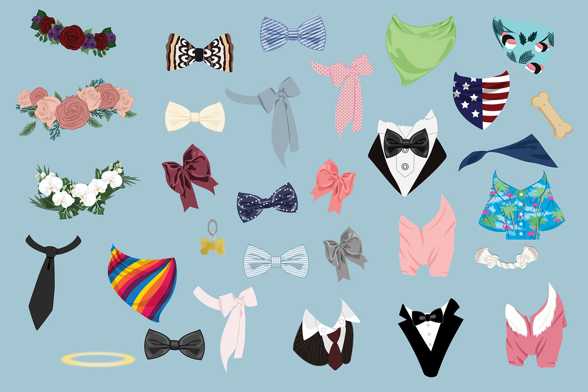 Dog Accessories Clip Art Bundle, an Illustration by Putnam Road Art (Photo 3 of 4)