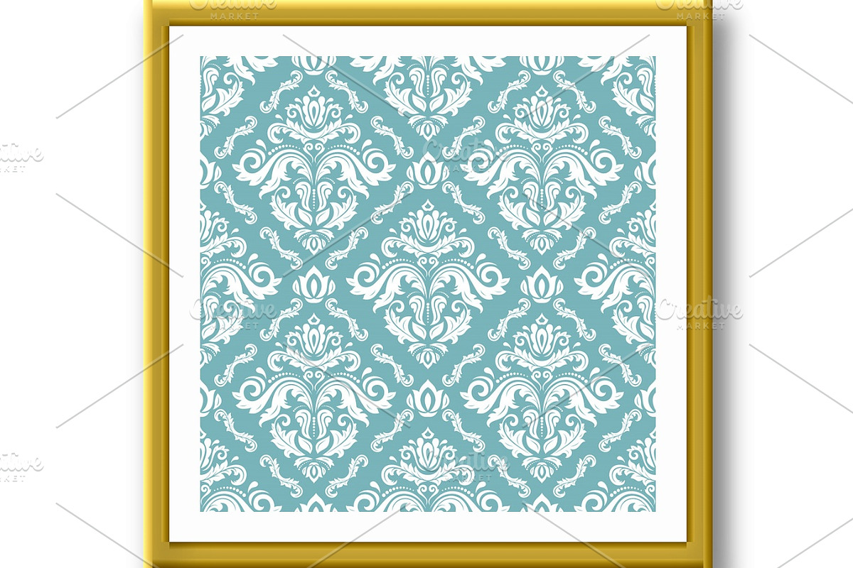 Orient Damask Seamless Vector, a Pattern Graphic by FineArtStudio (Photo 2 of 3)