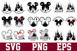 Mickey Family Vacation Shirts Svg, an Object Graphic by EllaMaiyaali