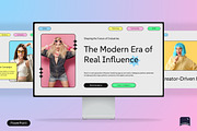 Influencer Marketing Agency, a Presentation Template by Claymoon Lab (Thumbnail 1 of 7)