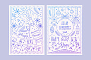 Christmas and New Year cards, a Card Template by Good Studio (Thumbnail 3 of 8)