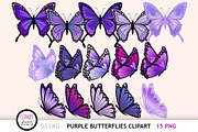 Colorful Butterfly Clipart Bundle, an Animal Illustration by SLS Lines (Thumbnail 6 of 11)