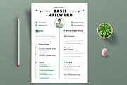 Simple Resume Layout, a Resume Template by ContestDesign (Thumbnail 1 of 3)