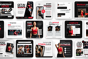 Fitness Coach Canva Template Bundle, a Social Media Template by DigiPax (Thumbnail 9 of 15)