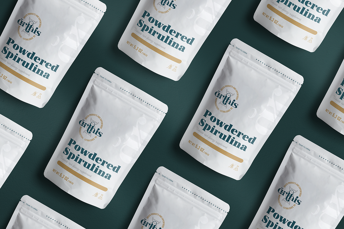 Arthis Spirulina Packaging Templates, a Marketing Template by fisihsani (Photo 7 of 8)