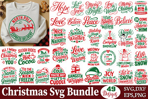 Christmas Svg Bundle, an Object Graphic by DollarSmart