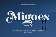 Migoes, a Serif Font by Gatype (Thumbnail 1 of 5)