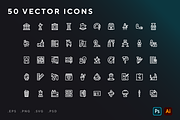 Art And Design icons, an Outline Icon by Wencory (Thumbnail 1 of 2)