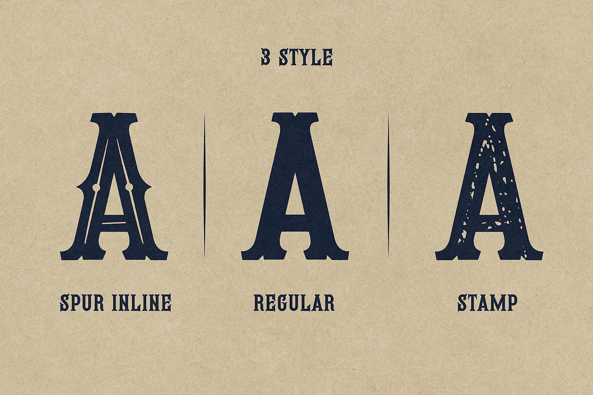 Memento – Vintage Western + Extra, a Serif Font by Kaizla03 (Photo 2 of 10)
