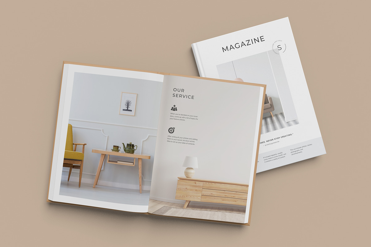 Magazine Mockup Kit, a Print Template by 2M GRAPHICS DESIGN (Photo 5 of 19)