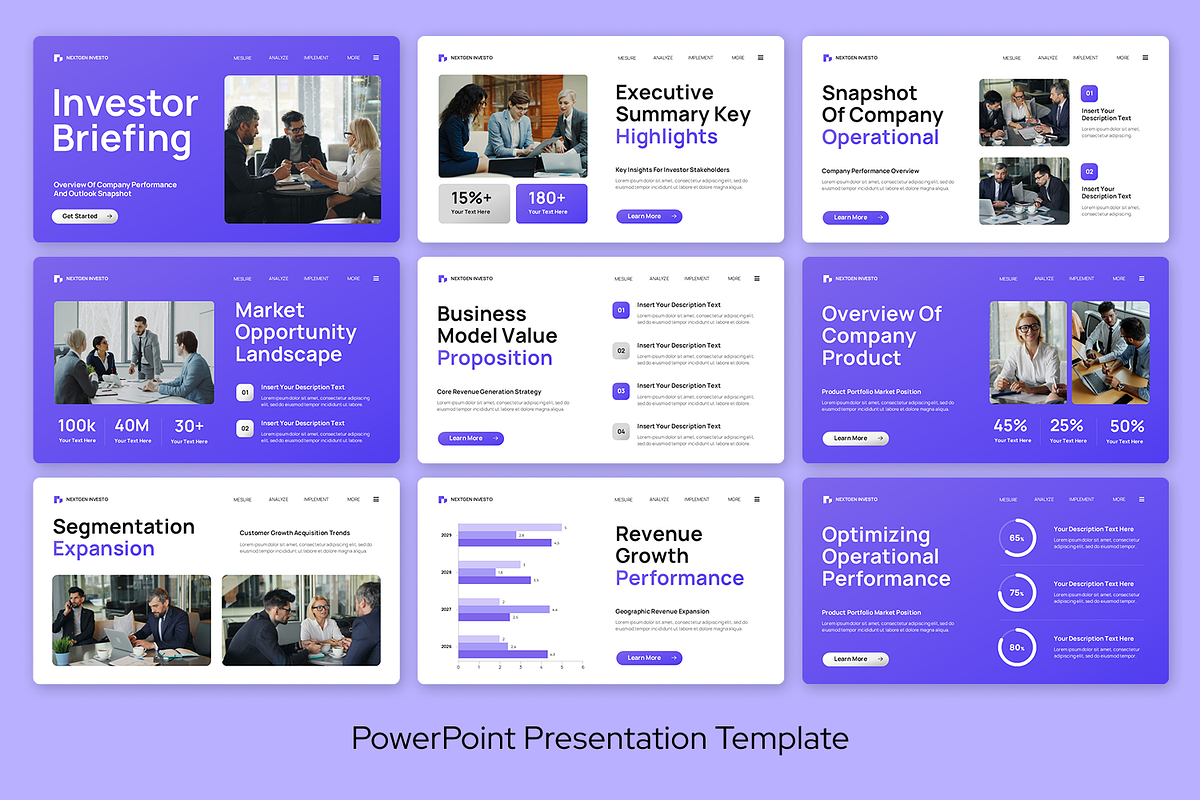 Investor Briefing Powerpoint, a Presentation Template by Sixtemp (Photo 2 of 3)