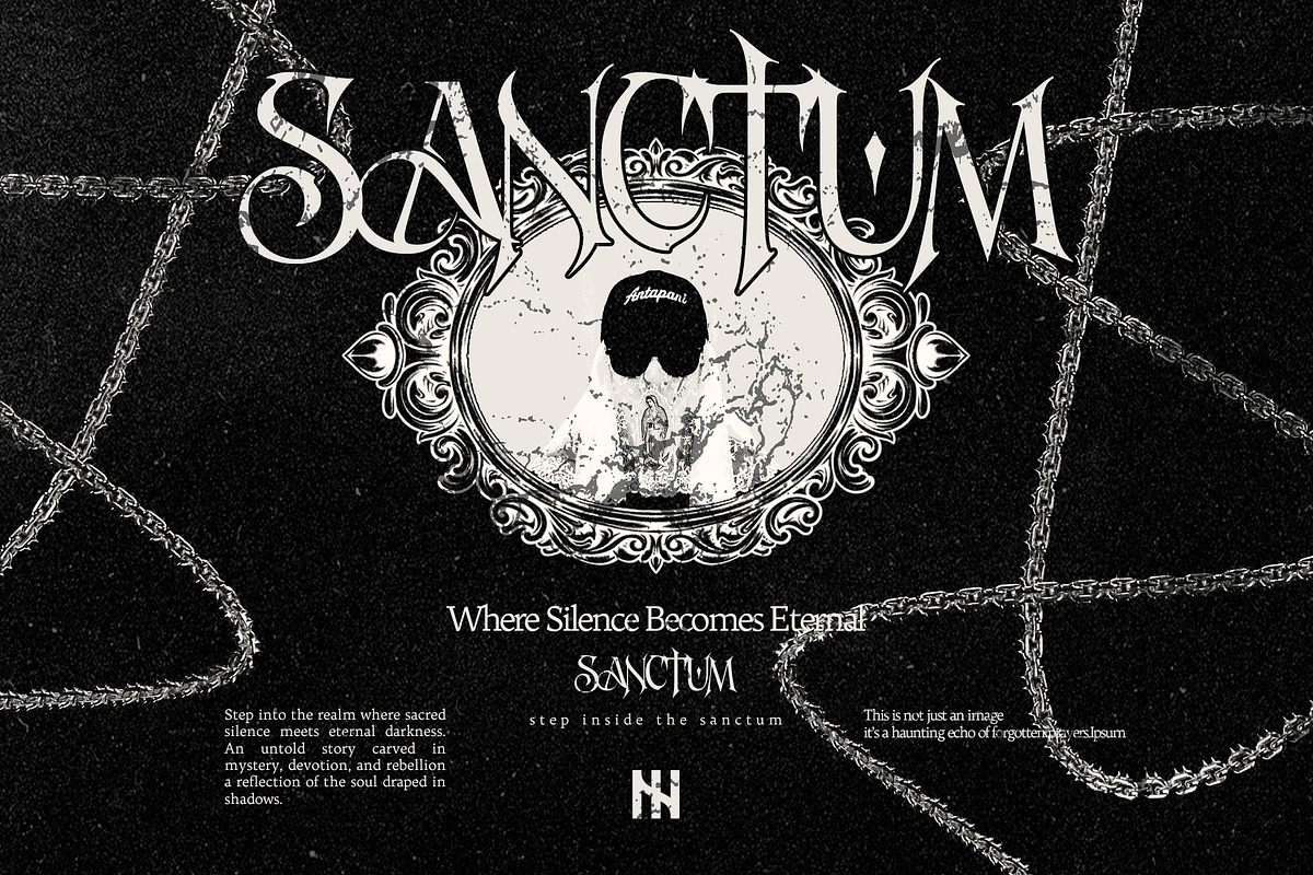 Dreadglyph – Metal Horror Typeface, a Serif Font by Inviline.co (Photo 8 of 17)