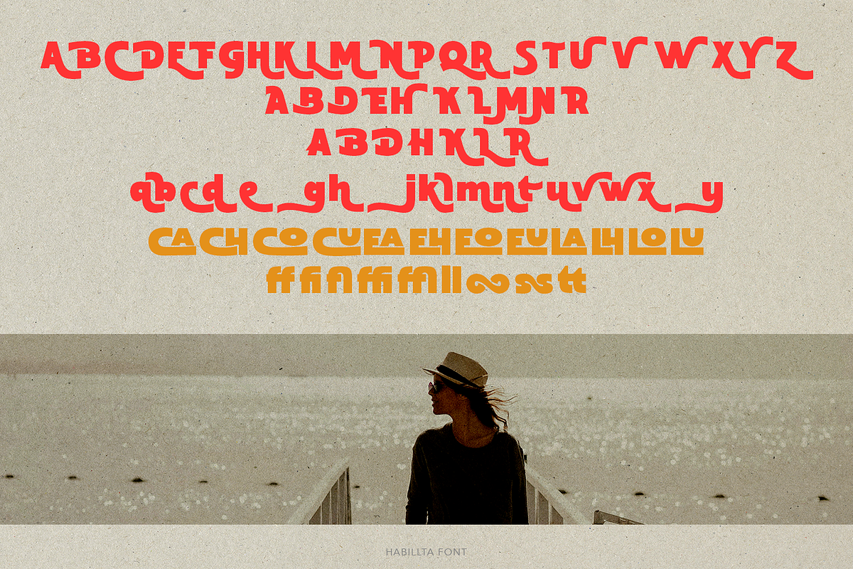 Habillta Display Font, a Sans Serif Font by madeDeduk (Photo 10 of 10)