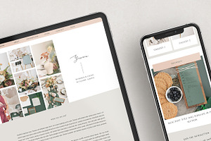 The Yasmin - Showit Website Template