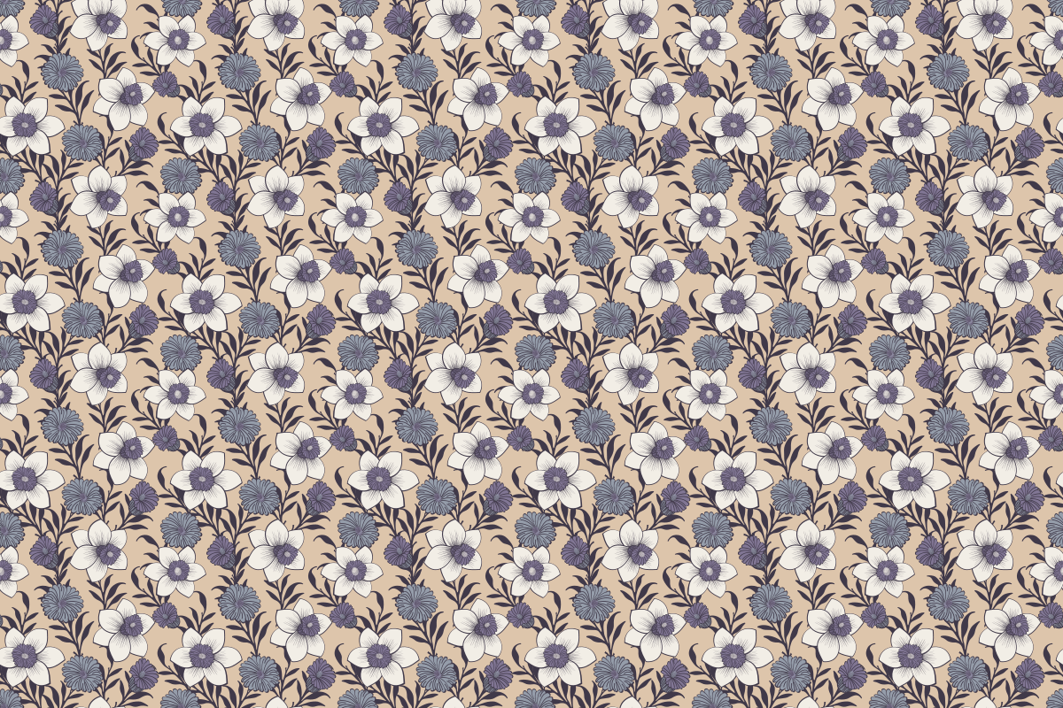Daffodilia, a Pattern Graphic by The Queen's Bazaar (Photo 3 of 4)