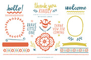 Thank You Kindly (Clipart), an Illustration by Small Made Goods (Thumbnail 1 of 4)