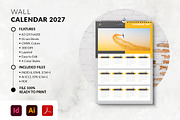 Minimalist Wall Calendar 2027 - A3, a Stationery Template by MstArtwork (Thumbnail 3 of 5)