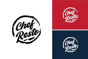 Chef Restaurant Kitchen Cuisine Logo, a Branding & Logo Template by funpixel