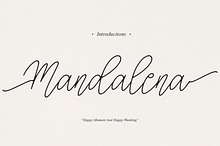 Mandalena | Script Font