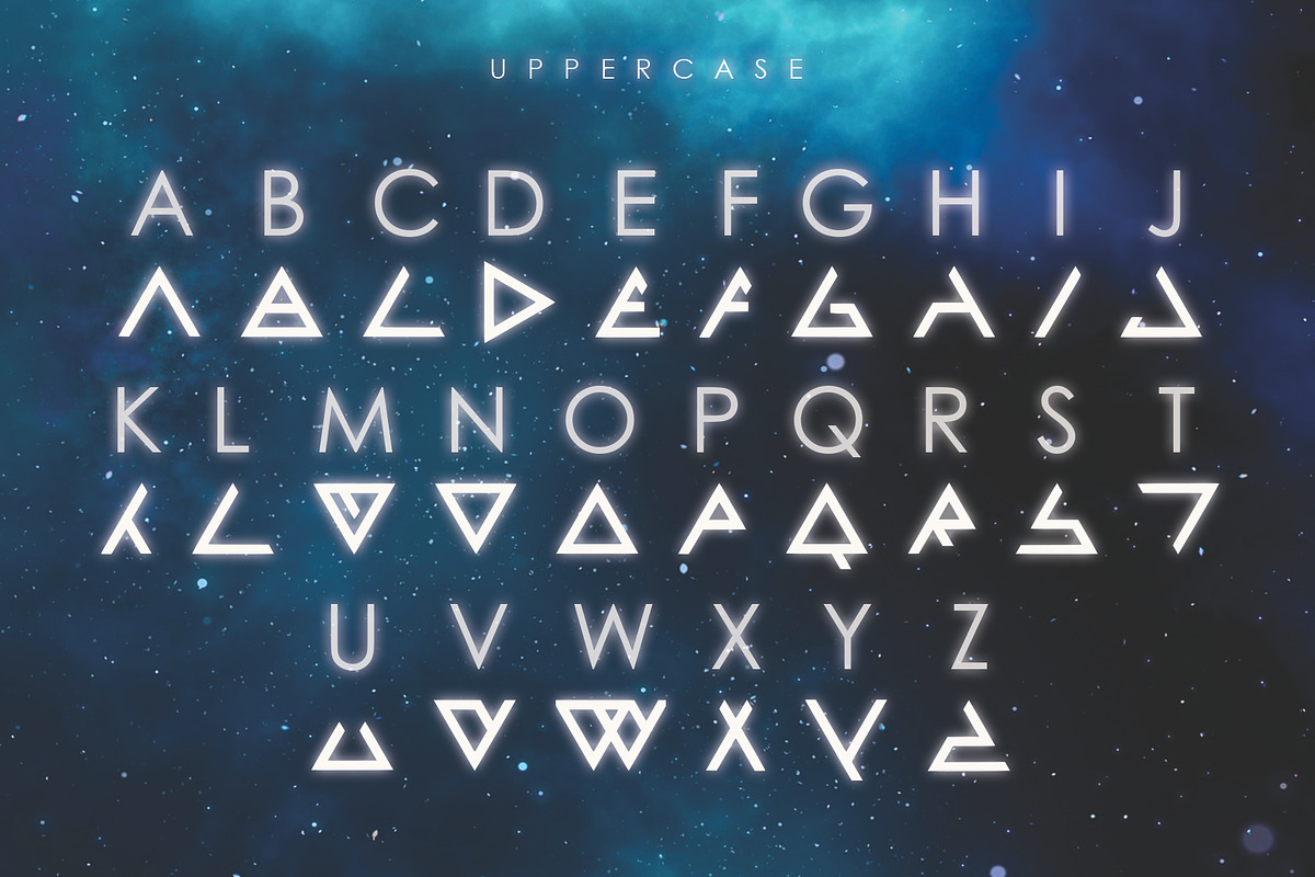 ASCENSION - A Futuristic Typeface preview 2