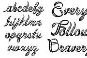 Dare Devil Hand Drawn Font, a Handwritten Font by shawnanonna (Thumbnail 3 of 4)