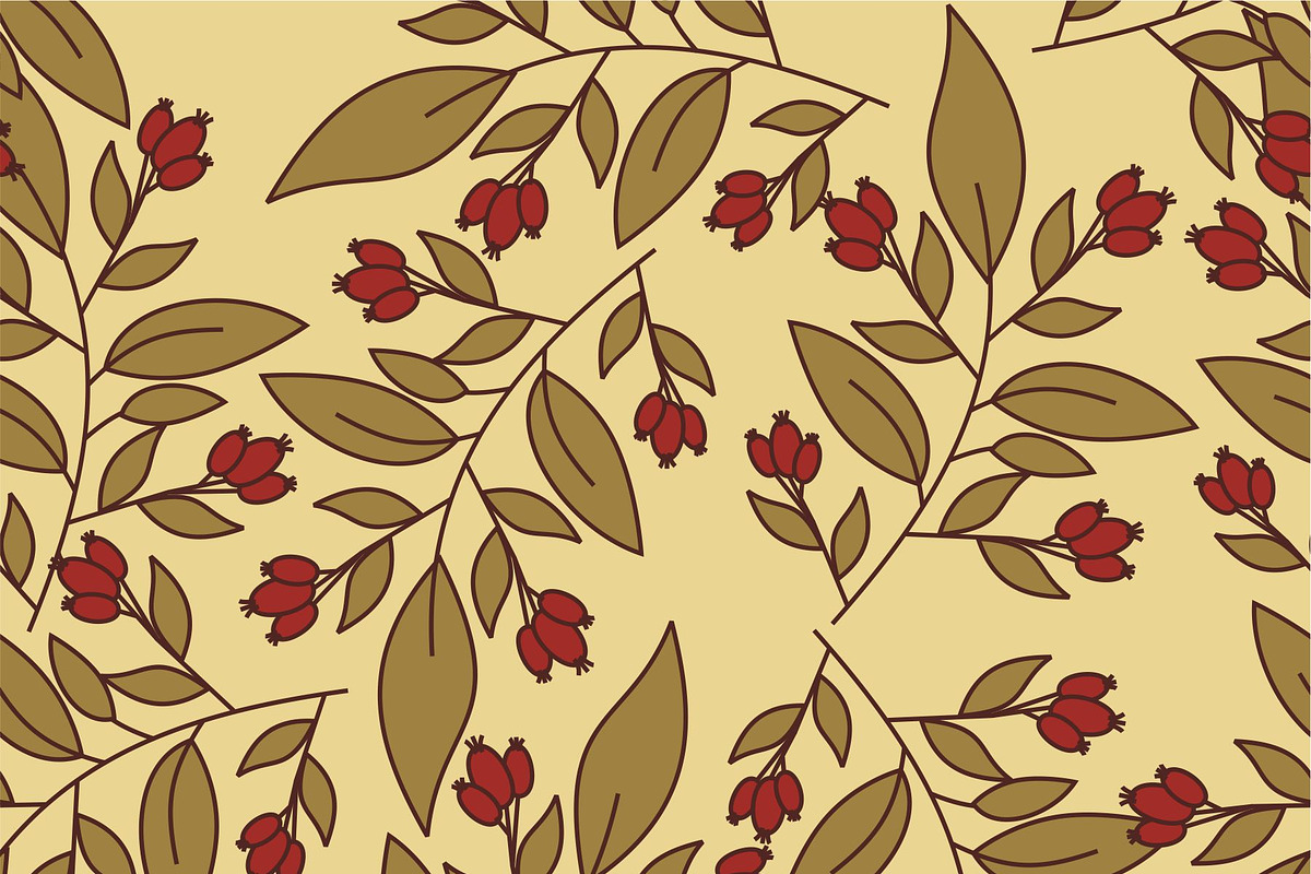 Vintage Christmas digital paper, a Pattern Graphic by ItsDianaDesign (Photo 6 of 8)