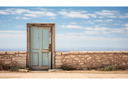 weathered exterior door ai generated, a Nature Photo by pikepicture