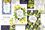 Fresh lemonade Wedding Suite, an Invitation Template by HannaSymo (Thumbnail 1 of 7)