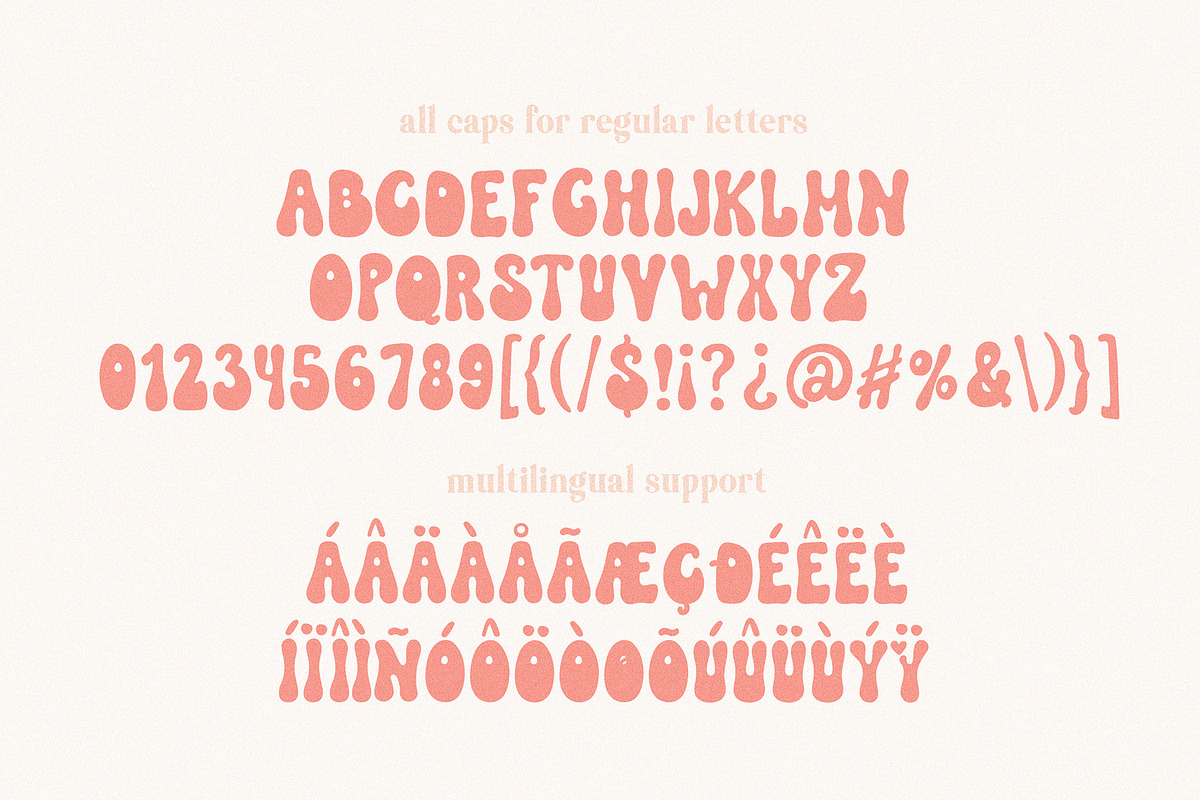 Groovy Font Pink Daisy, a Script Font by BarcelonaShop (Photo 11 of 12)