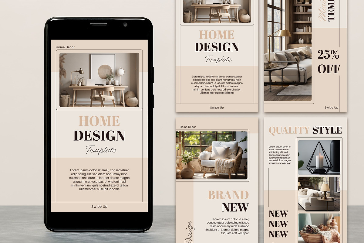 Home Decor Social Media Story, a Templates & Theme by studiogstock (Photo 1 of 3)