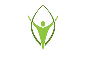 Wellness logo design template