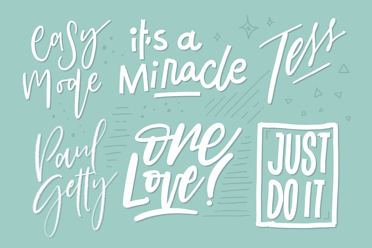 Lettering Expansion Kit [Procreate], a Brush Add-On by The Scratchy Nib (Photo 7 of 7)